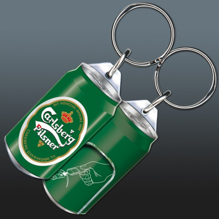 Acryl sleutelhanger met opener - Topgiving